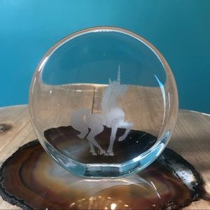 Vintage unicorn paperweight